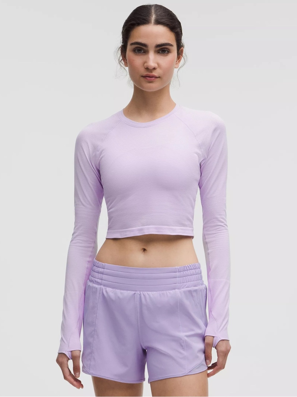 Lululemon Swiftly Tech Cropped Long Sleeve 2.0 size 4